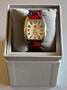 MICHELE Mini Urban Watch with Two Extra Watchbands